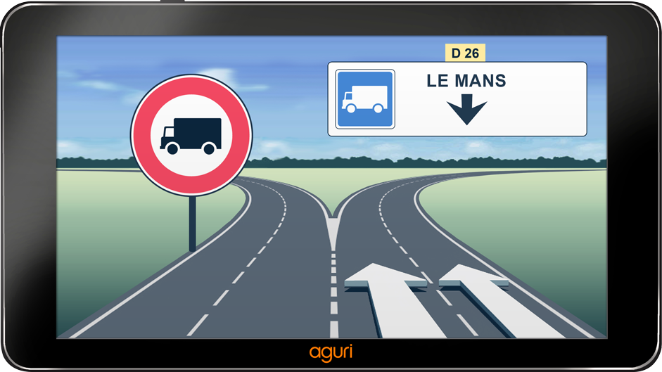 PL7400 WIFI - GPS Poids Lourd Aguri 7 - Gps-camions.fr